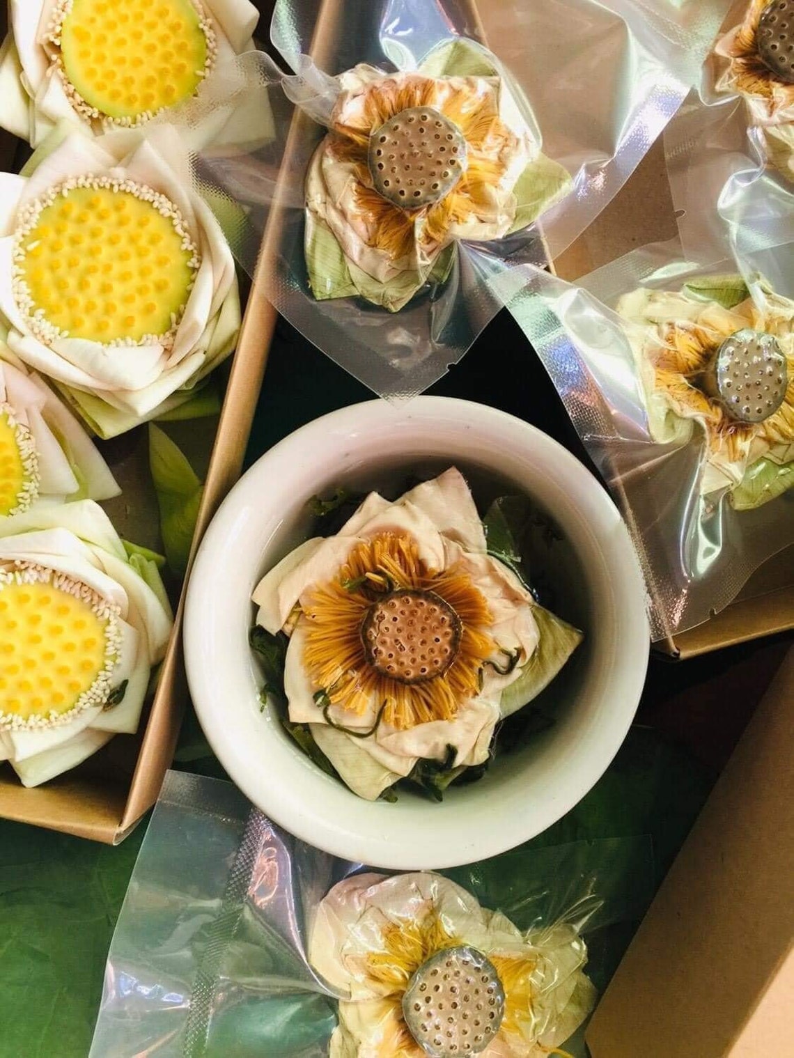 Vietnamese Lotus Flowers Tea the Soul of the Vietnamese Etsy