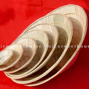 Set of 5pcs Tiny Conical hats - Nón Lá mini - Vietnamese Conical hats - Tet Decoration - Conical hat for decoration - Small Conical hats