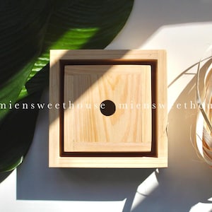 Wooden Banh Chung Mold: Vietnamese Cake Shaper - Khuôn Bánh Chưng