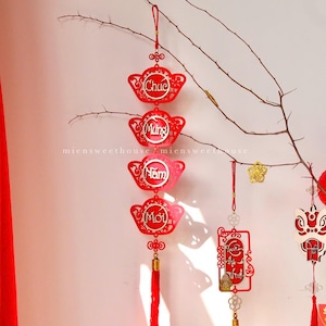 Vietnamese New Year Ornament: Lucky Hanging Decor - Tet 2026