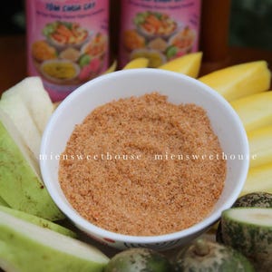 Hao Hao Spicy & Sour Shrimp Salt Dipping 120g - Muối Chấm Hảo Hảo Tôm Chua Cay 120g Hao Hao Salt Spicy Sour Shrimps Vietnamese Salt Dipping