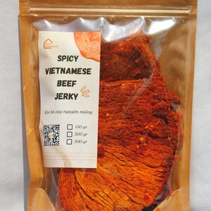 Spicy Vietnamese Beef Jerky Vietnamese Beef Jerky Khô Bò Bò Khô image 6