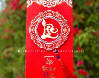 Vietnamese Red Envelopes – “ Xuan, Phát, Tài, Phúc, Lộc, Thọ