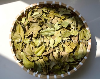 Dried Kaffir Lime Leaves: Thai Makrut Leaf - Lá Chúc khô