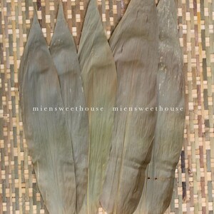 Lá tre khô dùng gói bánh - Dried Bamboo Leaves for wrapping cakes - Natural Dried Bamboo Leaves -  Vietnamese Food Wrapping