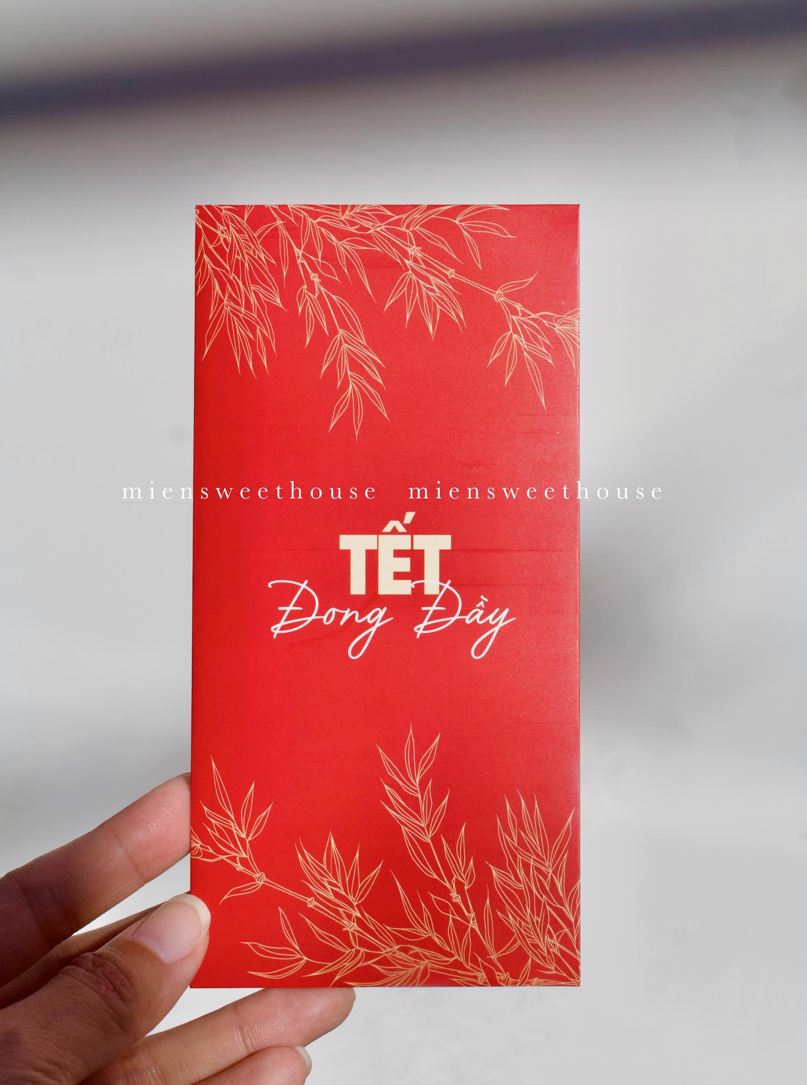 Set of 48 Vietnamese Lunar New Year Red Envelopes – Traditional Tet Design - Bao Li Xi, Tet Gift Envelopes