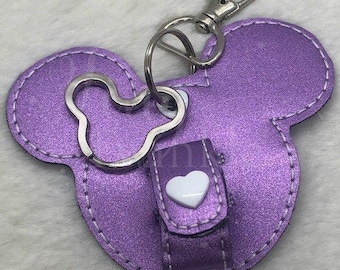 Shimmer Purple Mouse Park Ear Holder- Mouse Ear Holder