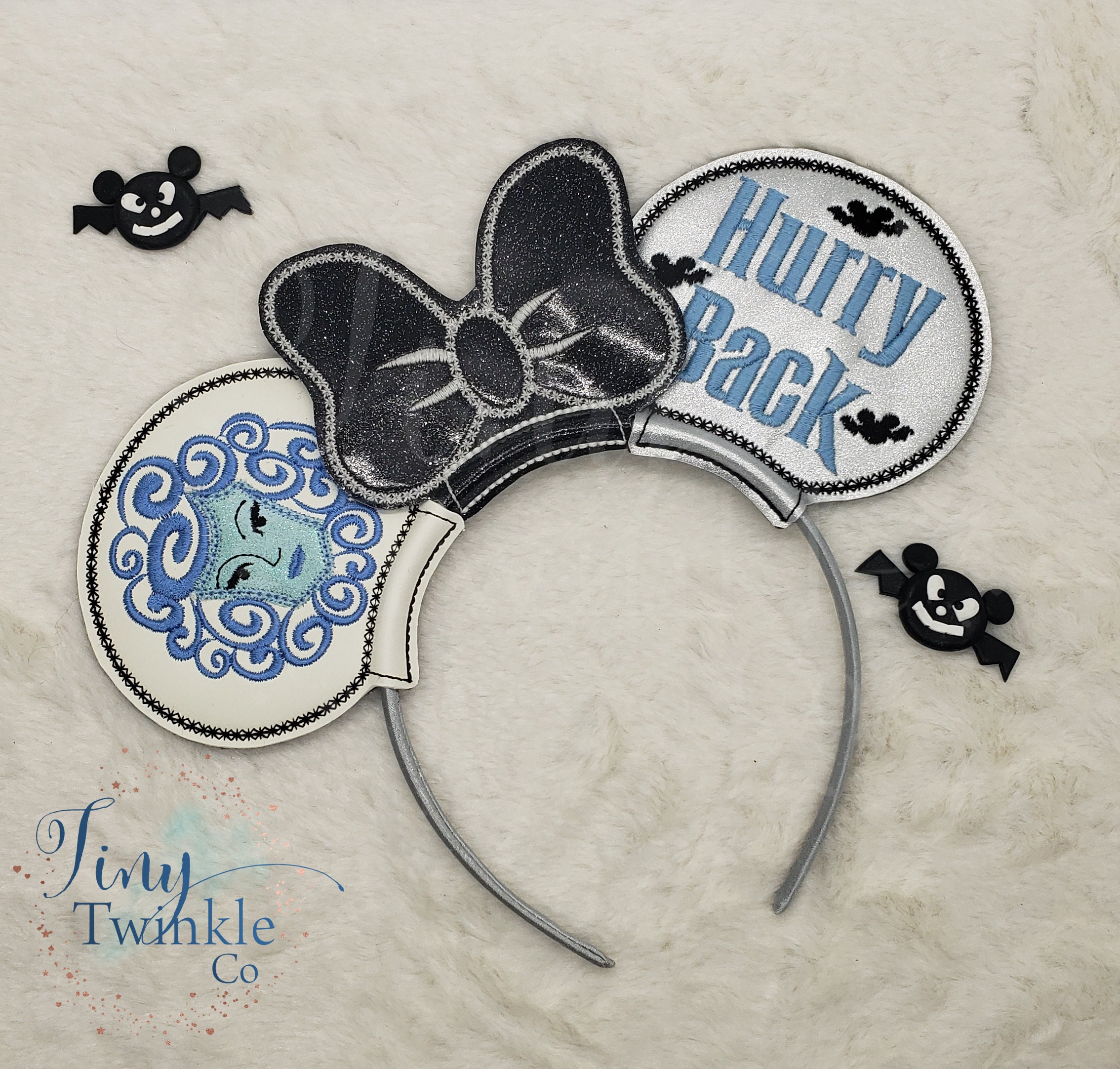 Madame Crystal Ball Ears Headband- Haunted House Mouse Park Ears