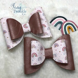 RainBOW Hairbow- Rainbow Hair clip