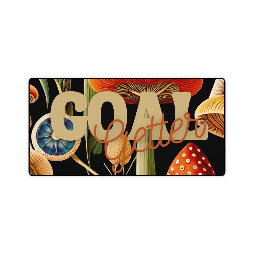 Desk Mat | Mushroom Art | Teacher Gift | Co Worker Gift | Inspirational ...