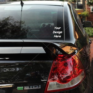 Car Decal/Sticker mock up template, Digital Download, Stock Photography, Vinyl car graphic template