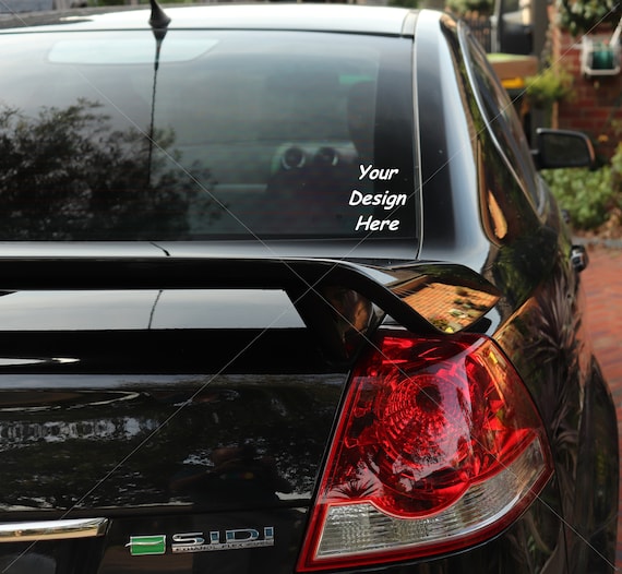 Download Car Decal Sticker Mock Up Template Digital Download Stock Etsy PSD Mockup Templates