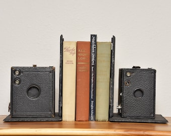 Antique Camera Bookends - Etsy