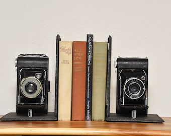 Antique Camera Bookends - Etsy