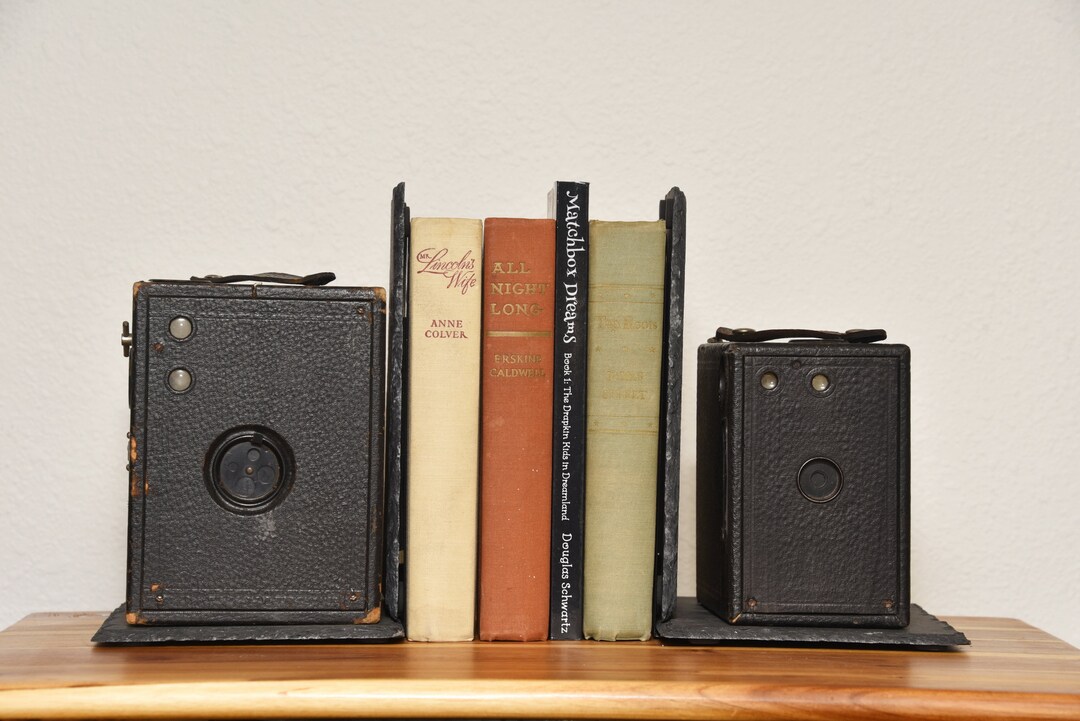 Antique Camera Bookends - Etsy
