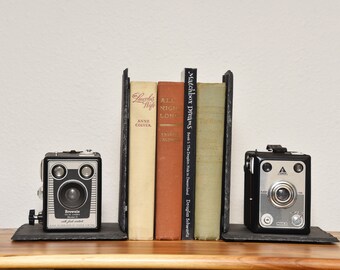 Antique Camera Bookends - Etsy