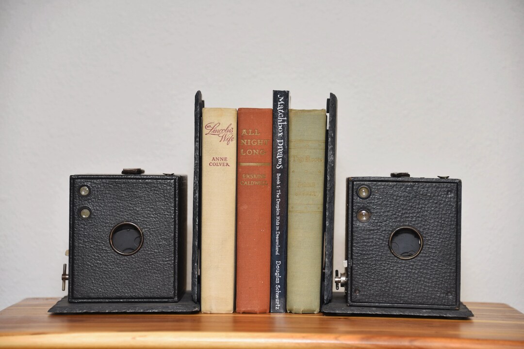 Antique Camera Bookends - Etsy