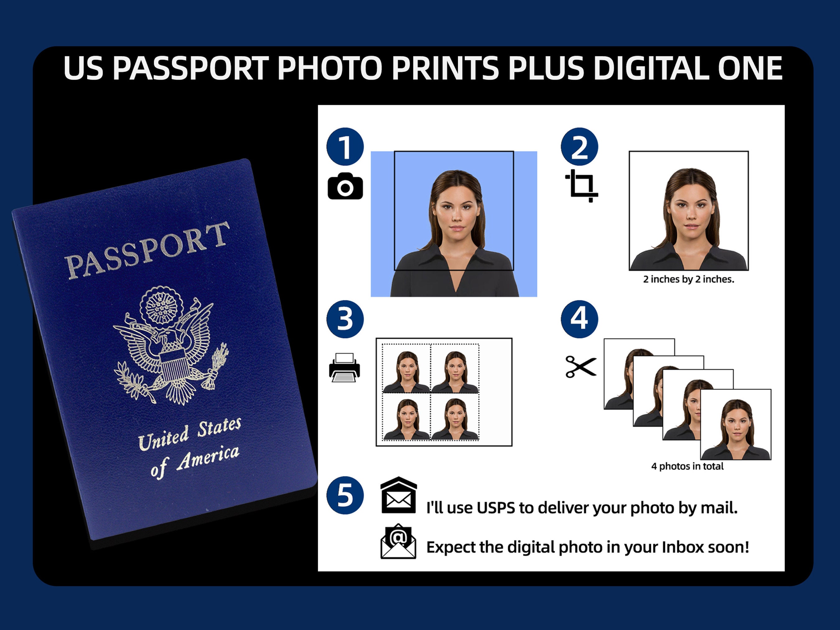 Passport Photos, Print Passport Photo