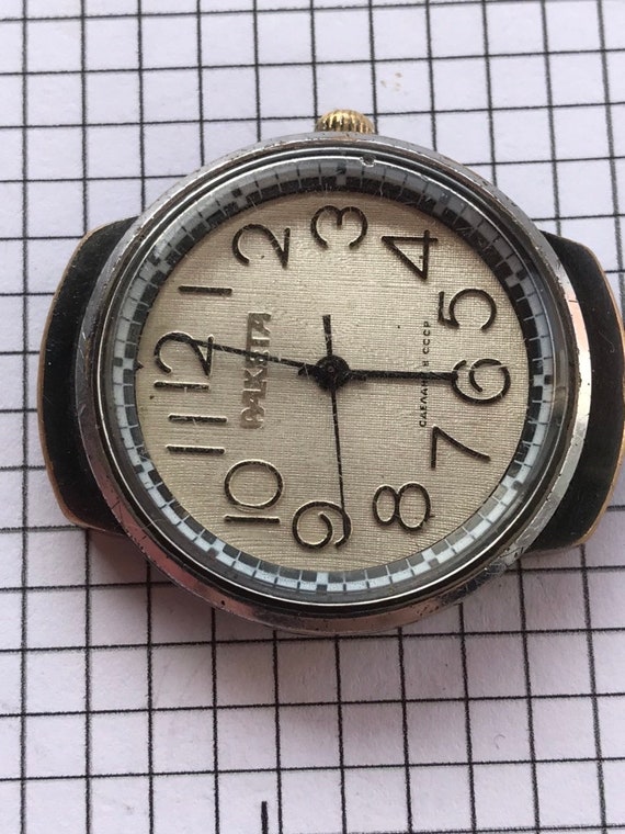 mechanical  watch raketa soviet  cue vintage - image 3
