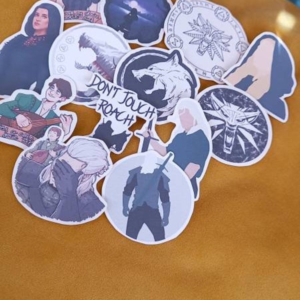 The Witcher stickers