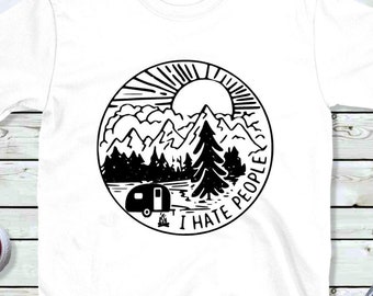 I Hate People Camper png,jpg,svg,cricut,silhouette file