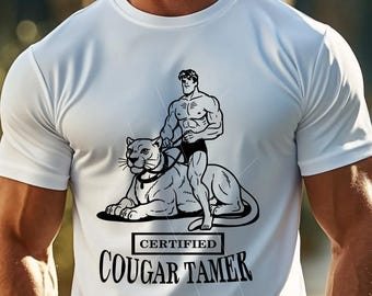 Certified Cougar Tamer png, jpg, svg digital file