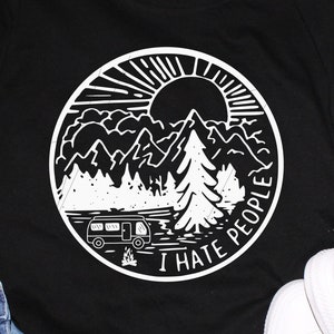 Ik haat mensen RV Camper png, jpg, svg, cricut, silhouet bestand