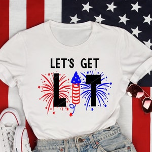 Let's Get Lit, Fourth of July png,jpg,svg,cricut, silhouette file