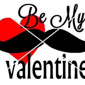 Seja meu Bigode de Dia dos Namorados png,jpg,svg, cricut, arquivo de silhueta