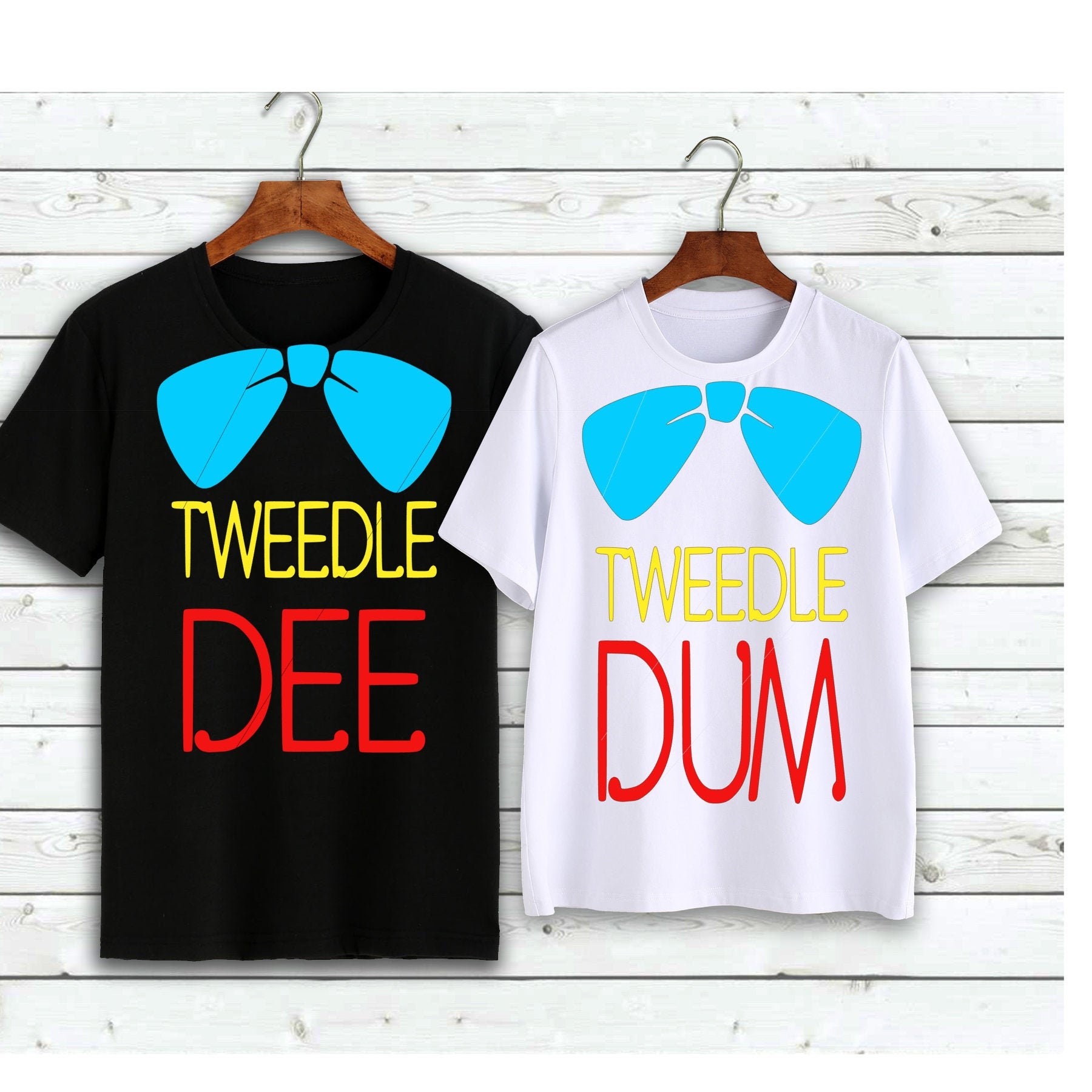 Tweedle Dee Tweedle Dum Png Jpd Svg File Etsy Australia