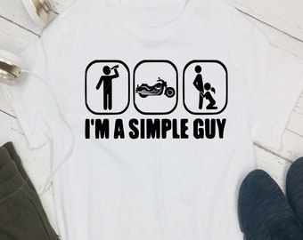 I'm a Simple Guy Drinking, motorcycle, blow job png, jpg, svg, cricut, silhouette file