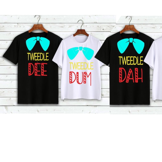 Tweedle Dee Tweedle Dum Tweedle Dah Png Jpg Svg Cricut Etsy Australia