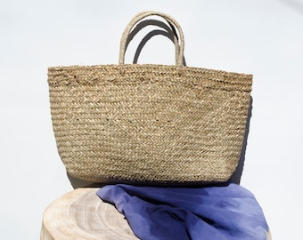 Aiko Seagrass Bag, Square Seagrass Bag, Natural Beach Bag,  Straw Bag, Summer Beach Bag, Seagrass Purse, Seagrass Shopper, Seagrass Tote Bag