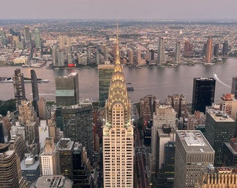 New York City Skyline - Chrysler Building - Sunset