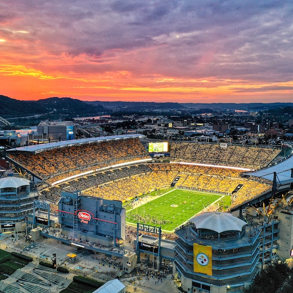 Pittsburgh Steelers Football - Heinz Field at Sunset