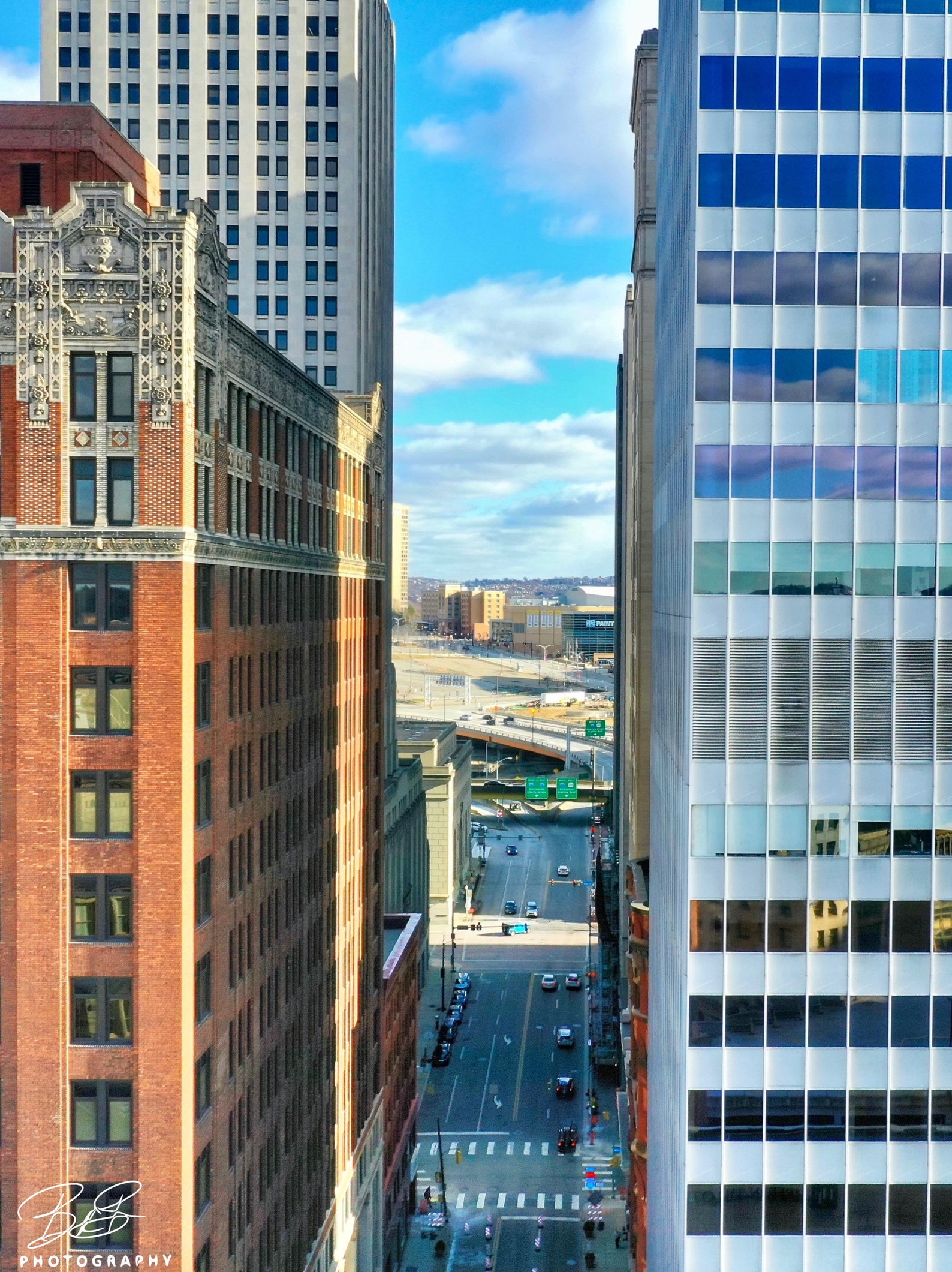 Duquesne Light building and Centre City Tower Etsy