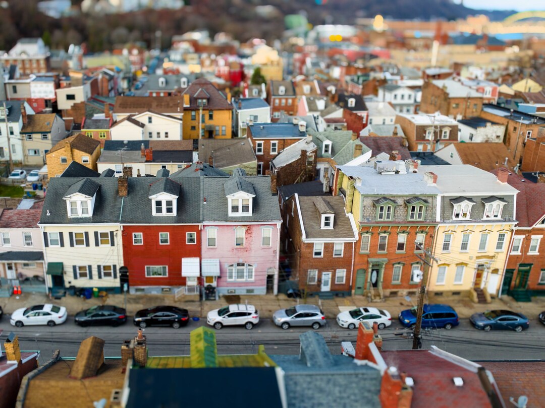 Homes of Southside Flats Pittsburgh Etsy