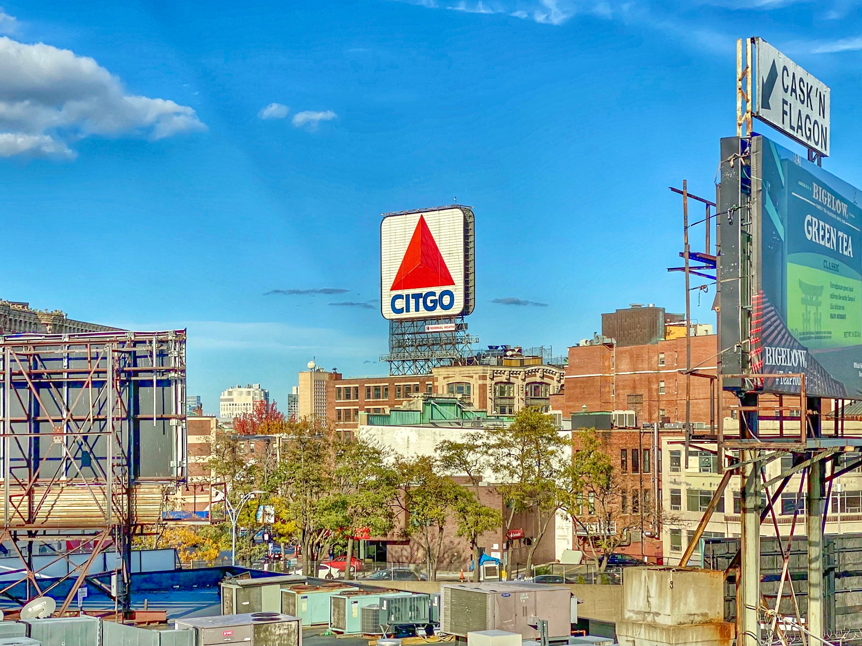 CITGO Sign Boston in Kenmore Square Fenway Park Red Sox Etsy