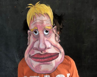 Make Your Own Boris Johnson Caricature Mask