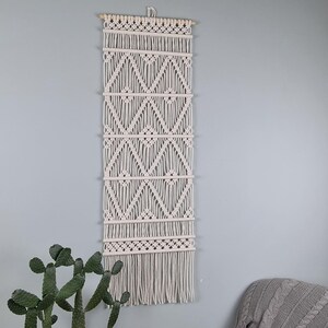 macramé patroon wandkleed beginners vriendelijk, makkelijk patroon door iedereen te maken