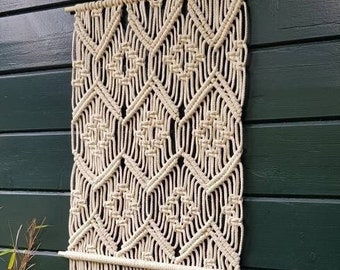 Macramé PATTERN DIY Wall Hanging Tutorial Make your own Macramé Wall Hanging Download PDF Wall Hanging Basic Pattern with Step by Step Explanation