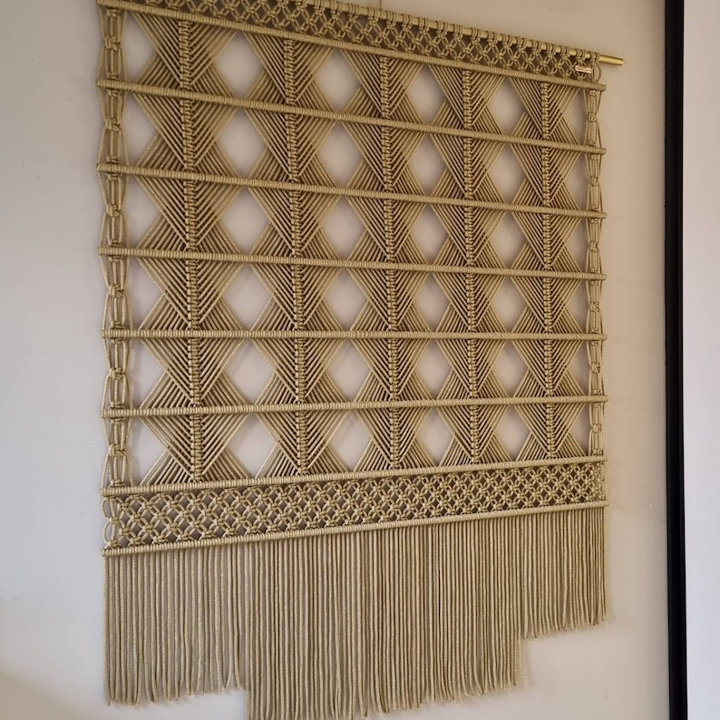 Macrame Wall Hanging GOLD High End Quality Wall Art Exclusive Etsy