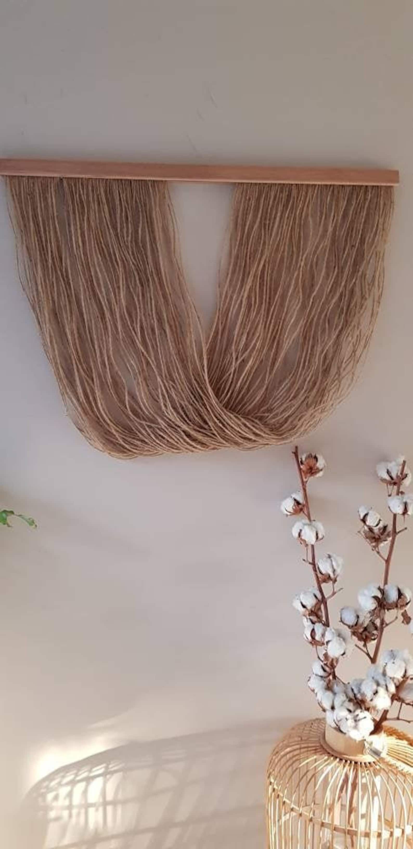 Sisal/jute Tapestry wave Wall Hanging Jute/sisal Etsy UK