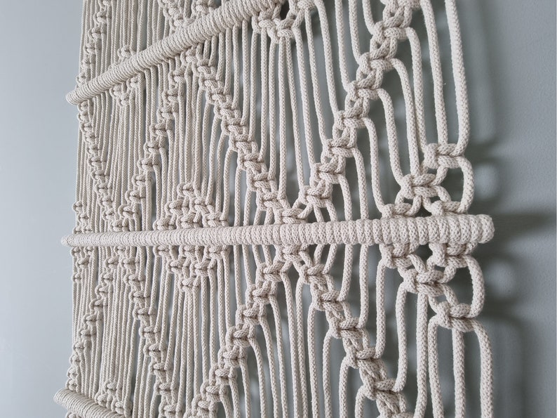 macramé patroon wandkleed beginners vriendelijk, makkelijk patroon door iedereen te maken