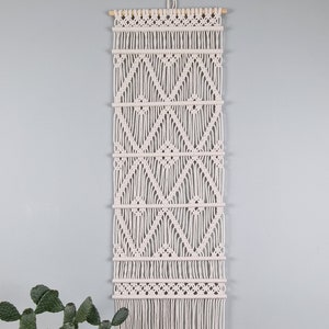 macramé patroon wandkleed beginners vriendelijk, makkelijk patroon door iedereen te maken