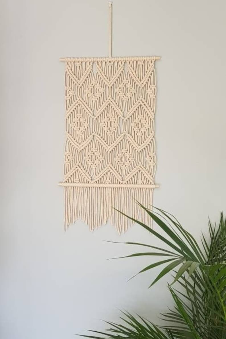 patroon macramé wandkleed