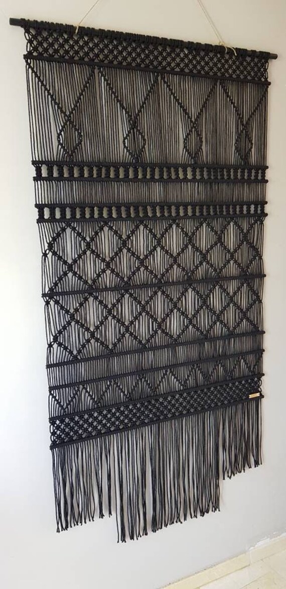 Large black tapestry sale