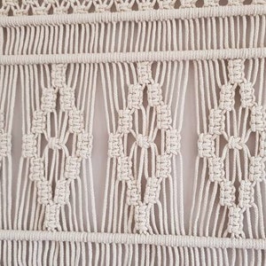macramé patroon wandkleed beginners vriendelijk, makkelijk patroon door iedereen te maken