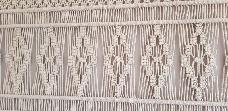 macramé patroon wandkleed beginners vriendelijk, makkelijk patroon door iedereen te maken