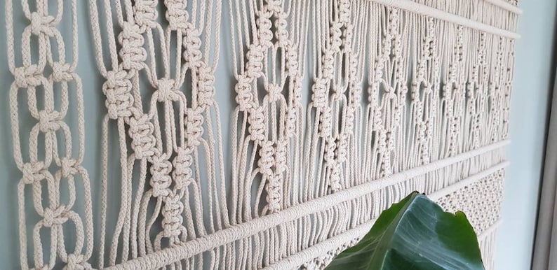 macramé patroon wandkleed beginners vriendelijk, makkelijk patroon door iedereen te maken